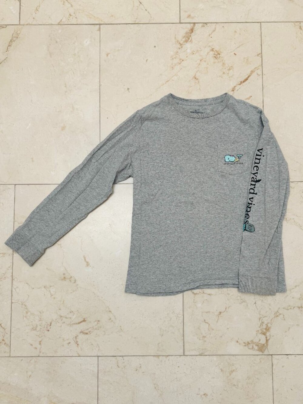 Boys Vineyard Vines Halloween L/S T Shirt Sz M